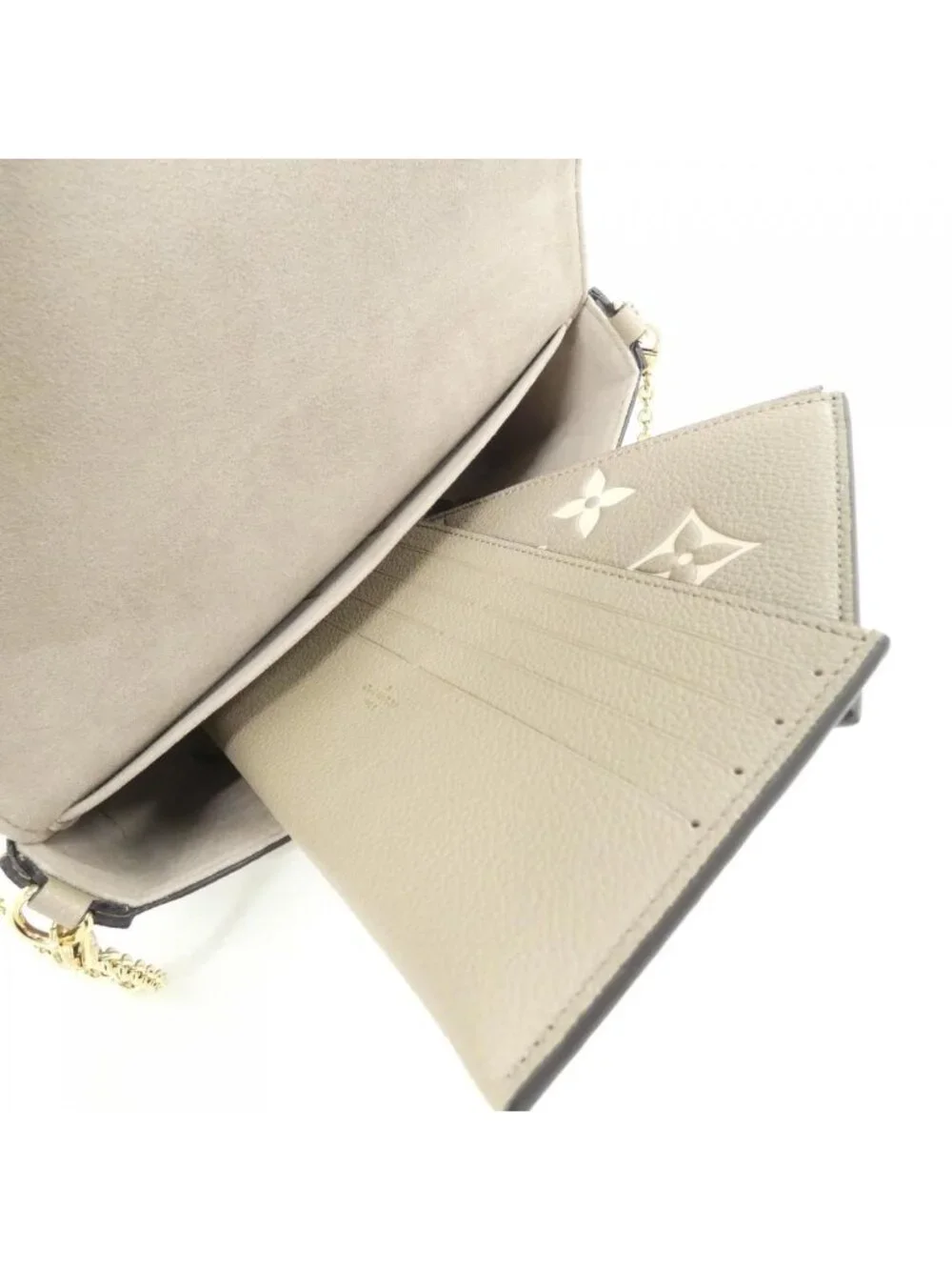 Louis Vuitton Bicolor Monogram Empreinte Pochette Felicity Shoulder Bag